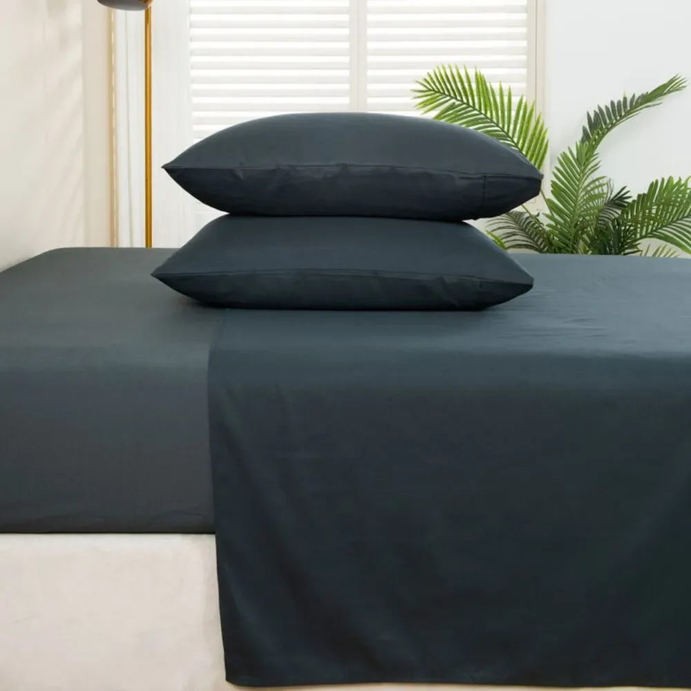 Alpine Swiss Dark Teal Sheet Set